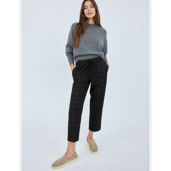 Babaton Pants - Aritzia Babaton Women’s Wool Cashmere Plaid Cropped Pant Size 4